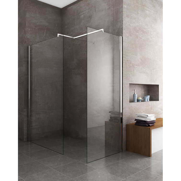 Ebern Designs Glendel Rectangular Walk In Shower Enclosure - 2000 x ...